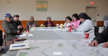 Initial project meeting with Westbank First Nation Elders